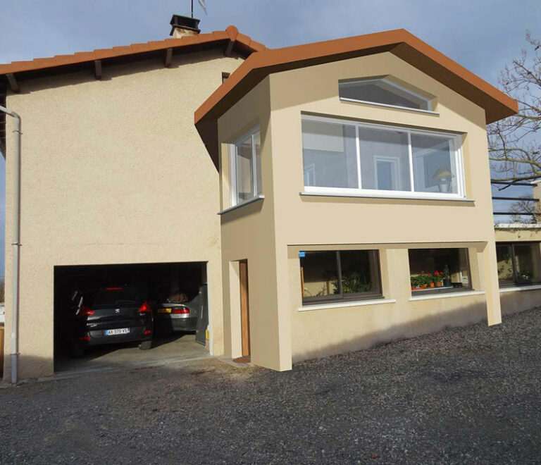 Extension à Poncins (Loire)